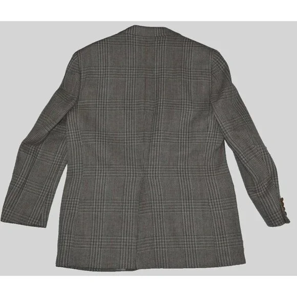 Kilgour French Stanbury Men's Sport Jacket Size 38R Tweed Blazer Wool Brown Coat - Picture 9 of 16
